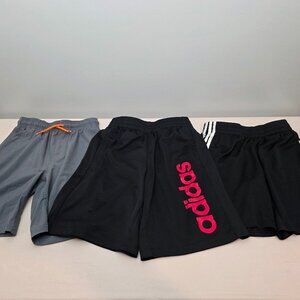 Lot Of 4 Boy’s Athletic Adidas and Under Armour Shorts - Size 10/12